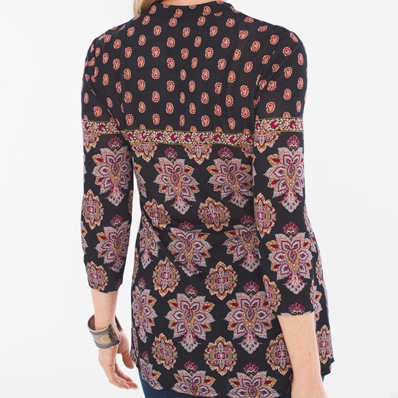 NWT Chico’s Parisian Medallion Blouse - Picture 2 of 13